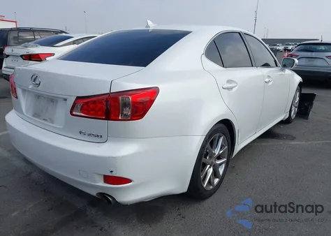 2012 Lexus Is 250 z USA, uszkodzony, nr VIN JTHBF5C25C5180048